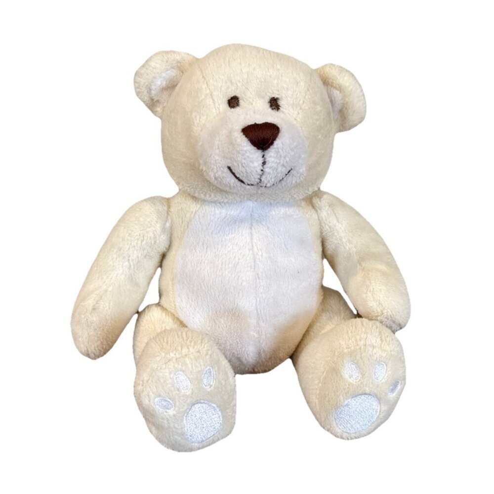 Koala Baby Yellow Baby Soft Teddy Bear 7" Plush Stitched Nose Eyes Stuffed Lovey